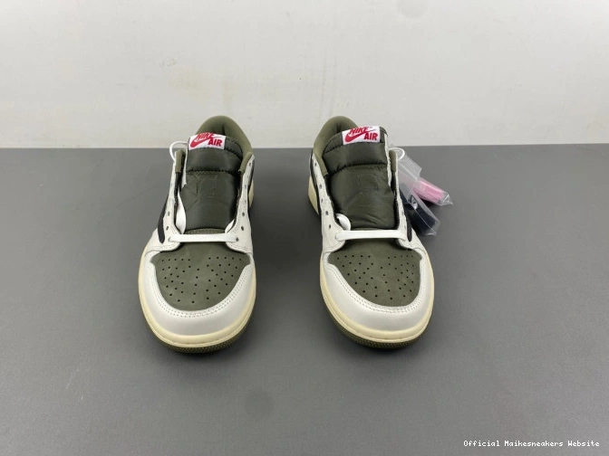 Official Maikesneakers 1 LOW DM7866-200 X JORDAN MEDIUM OG SCOTT TRAVIS OLIVE AIR 0716